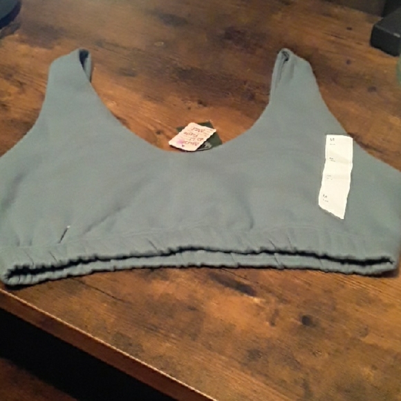 NWT Medium Wild Fable Slate Blue Unpadded Bralette - Picture 1 of 12